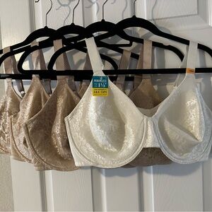 Four Vanity Fair bras style 76080 40DD